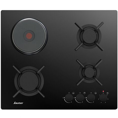 Vitrocerámica 60cm 4 Fuegos 6100w Negra - Spv4530b - Sauter