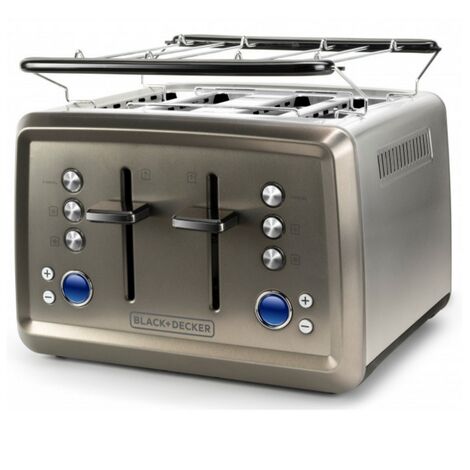 Tostadora 4 ranuras 1960w acero inoxidable - BXTO1960E - black+decker -