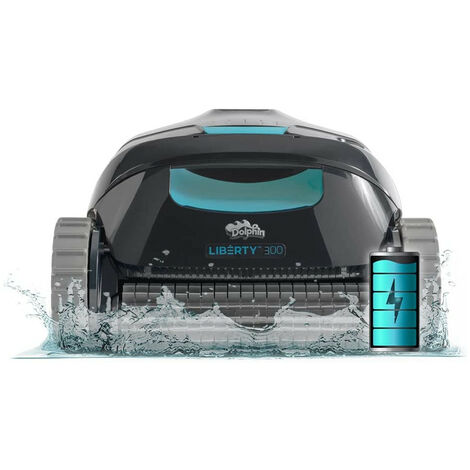 robot piscina electrico inalambrico fondos y paredes - LIBERTY 300 - Dolphin -