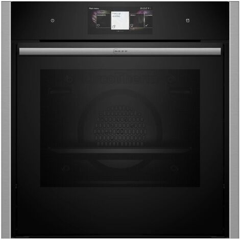 horno combinado de vapor integrado 71l 60cm a+ ecoclean negro - B64FT33N0 - neff -
