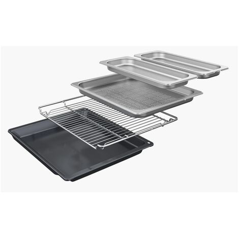 Bosch Serie 8 CSG656BS2 horno 47 L A+ Negro, Acero inoxidable