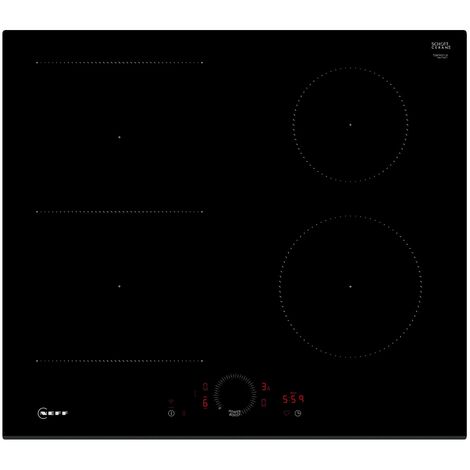 Placa de inducción 60cm 4 fuegos 6900w negra. - T56FHS1L0 - neff -