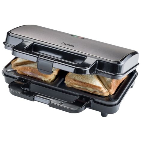 LEHMANN Appareil Croque Monsieur XL, Plaques Extra Larges, Appareil A
