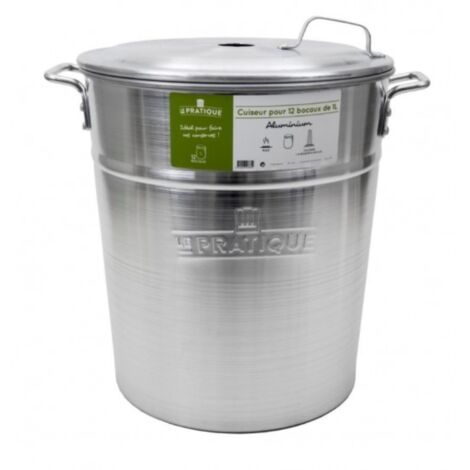 Esterilizador de tarros de aluminio de 40 litros. - 7412 - Le Pratique -