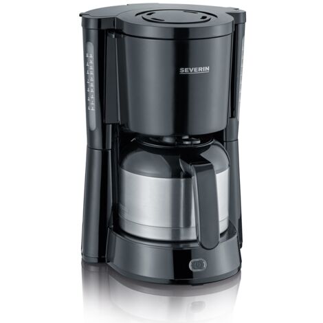 Cafetera con filtro aislado de acero inoxidable de 8 tazas y 1000w - KA4835 - severin -