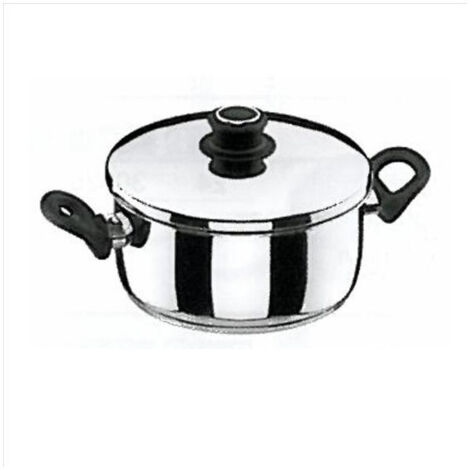 Cacerola acero inoxidable 24cm + tapa - 85024 - lacor - (1/2)