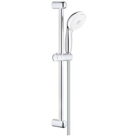 Juego de barra de ducha de 3 chorros en latón cromado - Grohe Tempesta 100 (1/4)