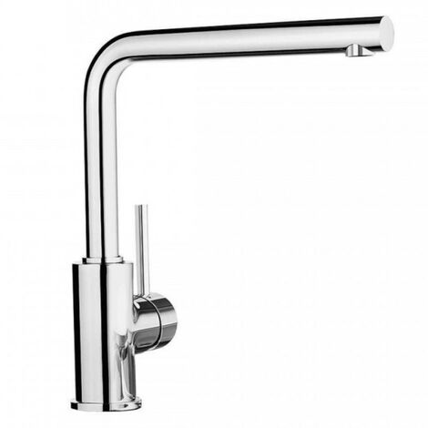 mezclador monomando de lavabo cromado - 519414 - blanco -