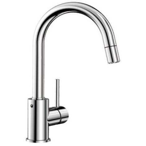 Blanco Mida-S grifo de cocina cromado diseño contemporáneo (1/5)