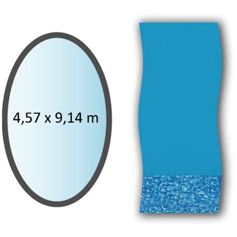 Liner remolino ovalado de 4,57x9,14 m para piscinas elevadas - li1530sb - swimline -