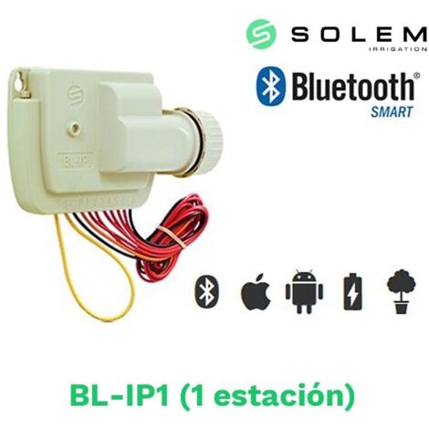 Programador a pilas bluetooth 1 estación - 702SOBLIP1N - Solem - (1/3)