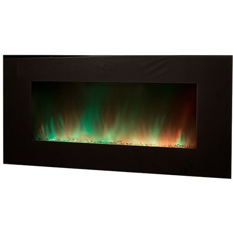 Chimenea eléctrica 2000w con mando a distancia - volcano xxl - chemin'arte -