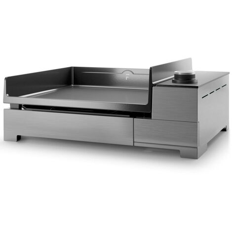 plancha eléctrica 2500w placa de hierro fundido esmaltado 53.5x40.5cm - premium e45i - forge adour -