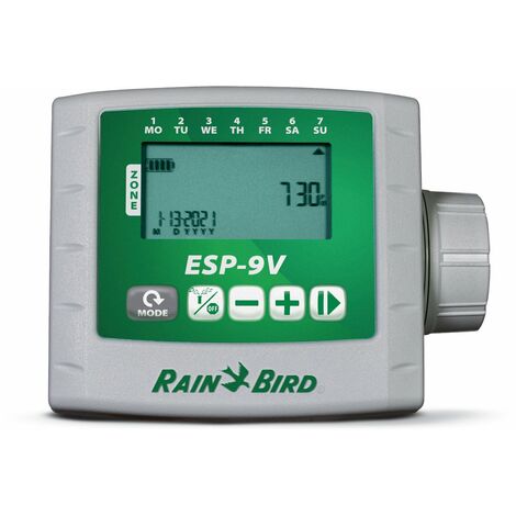 Temporizador de agua con batería de 1 estación de la serie esp - esp9vi1 - rain bird -