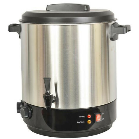 esterilizador eléctrico con temporizador 31l 2100w acero inoxidable - kcpst31ix - kitchen chef -