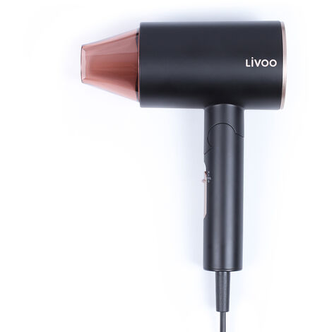 Secador de pelo iónico 1600w negro / rosa - dos173 - livoo - (1/5)