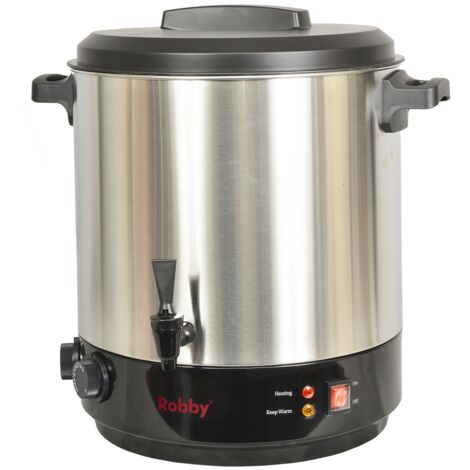 esterilizador eléctrico con grifo y temporizador 31l 2100w acero inoxidable - STERI PRO INOX XL - Robby -