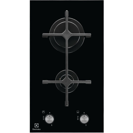 mesa domino cristal gas 30cm 3900w negro - EGC3322NVK - Electrolux - (1/2)