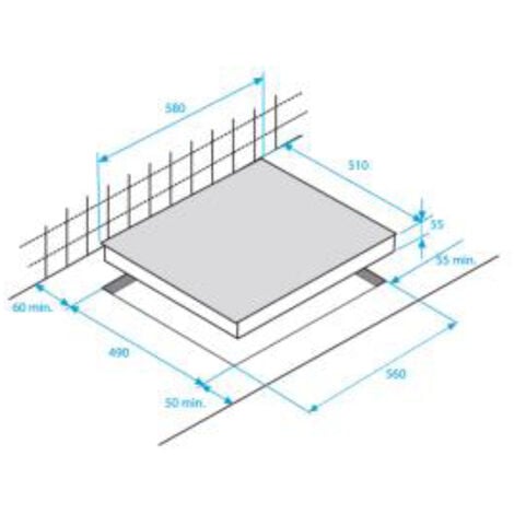 vitrocerámica 4 fuegos 6700w negra - hic64502t - beko -