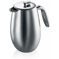 Cafetera de émbolo francesa de acero inoxidable de 1 litro y 8 tazas - 1308-16 - Bodum -