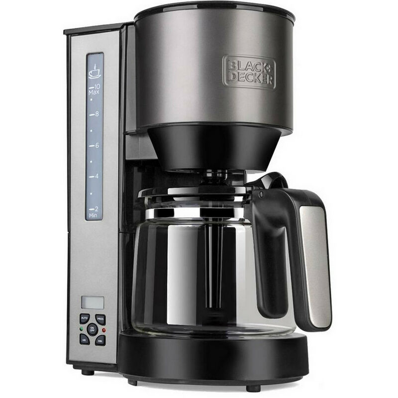 Homtone Kaffeemaschine 1000W Programmierbar – Für 12 Tassen, Mit Timer, Warmhalteplatte, Dauerfilter