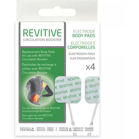 Satz mit 4 elektroden für revitive medic - Revitive - 2044-rev-pads