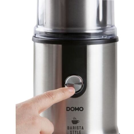DOMO DO715K DO715K Kaffeemühle Schwarz, Silber Sta Produktbild-Vorschau 2