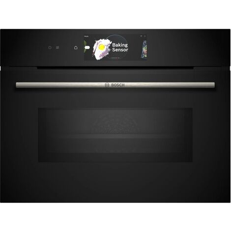 Integrierter mo-kombibackofen 45l schwarz - Bosch - CMG778NB1