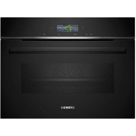 Einbaubackofen 47l 60cm a+ schwarz pyrolyse - Siemens - CB774G1B1 (1/5)