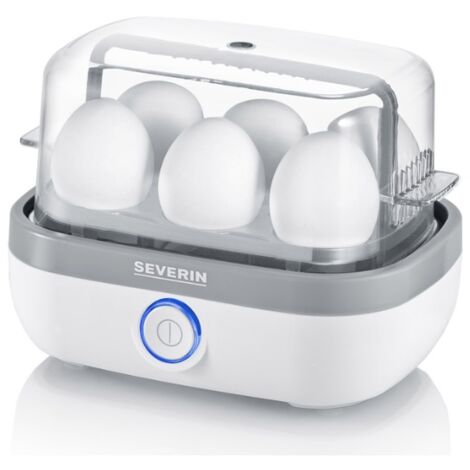 Severin EK3164 Eierkocher weiß grau 420W 6 Eier