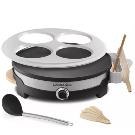 Crêpe-maker 1500 w 35 cm schwarz/grau - Lagrange - 109018