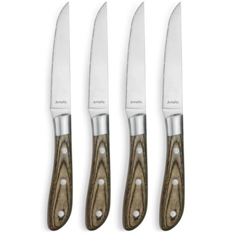 Set mit 4 steakmessern, 11 cm - Amefa - 255015MB02BR4