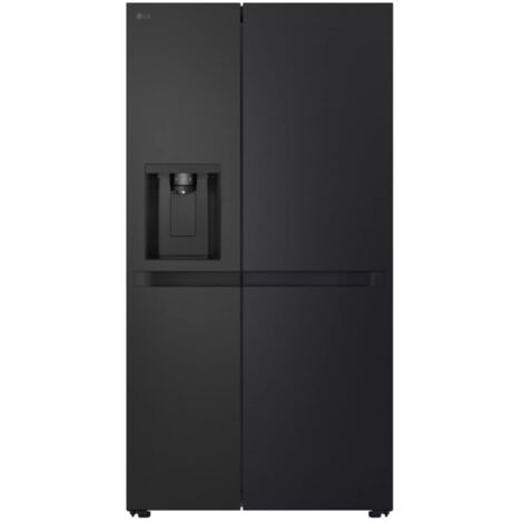 91 cm breiter, 638 liter fassender no-frost-kühlschrank im amerikanischen stil, graphitschwarz - Lg - GSLC40EPPE