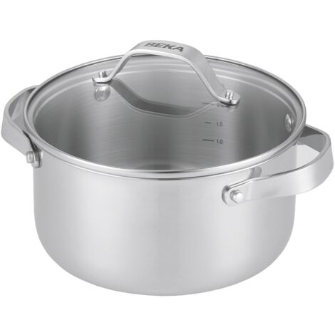 Beka 101032 Schmortopf Inox 20 cm langlebig und ergonomisch (1/4)