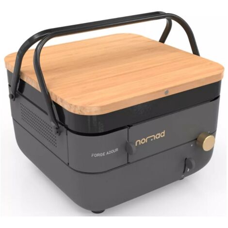Gasgrillplatte mit emaillierter gusseisenplatte 30x30 cm - Forge Adour - NOMAD