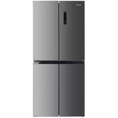 Kühlschrank im amerikanischen stil, 79,5 cm, 421 l, no-frost, edelstahl - Indesit - INGF6421XP4E