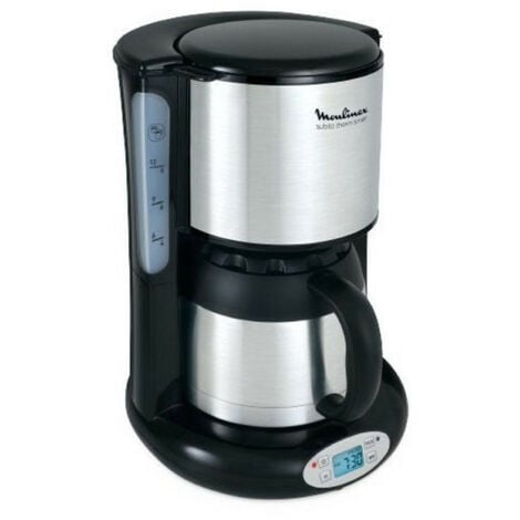 Programmierbare Edelstahl Tassen Kaffeemaschine - ft362811 - moulinex / schwarz 12 800w isolierte