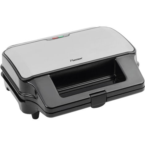Waffel-toaster-grill 3in1 900w schwarz / edelstahl - Bestron - asg90xxl (1/8)