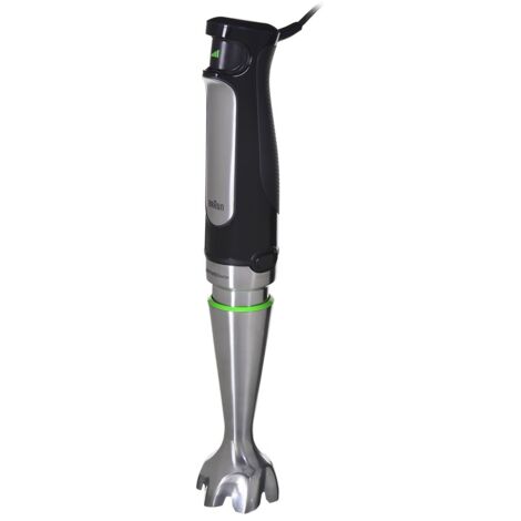 Braun MultiQuick 7 MQ 7045X Stabmixer, 1000 W, Schwarz & Braun Zerkleinerer Aufsatz