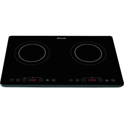 Plaque De Cuisson Induction 2 Feux Fabita 2800W - Noir, En Verre Céramique - Neuf En Boîte