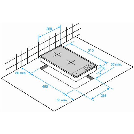 Elektrische domino 30cm 2 edelstahlbrenner - Beko - hdce32200x