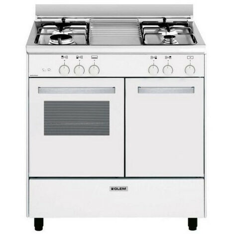 Gaskocher 49l 4 lichter weiß - Glem - ga85pmwh