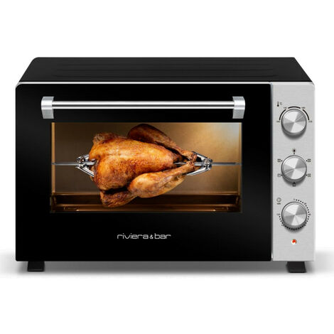 Multifunktionsofen 60l 2200w schwarz / edelstahl - Riviera & Bar - QFR600