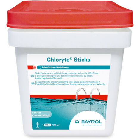 Langsame chlorchloryte-sticks, 300 g – 4,5 kg - Bayrol - CHLORYTESTICKS
