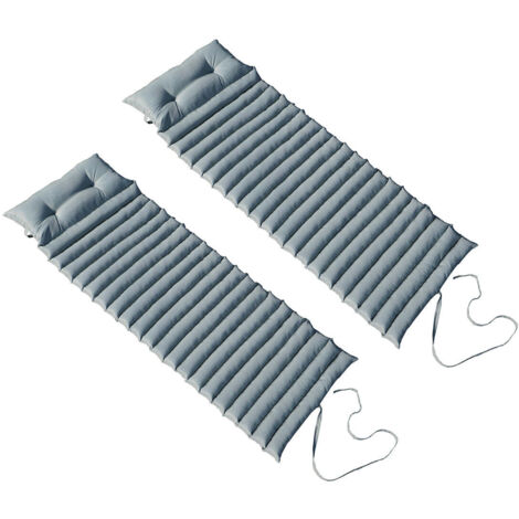2er set sonnenliegenmatratzen 180cm oliv - Red Deco - 2X SORMIOU OLIVE