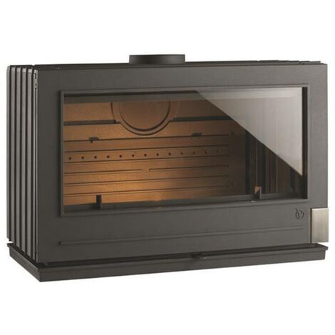 12 kw holzofen aus anthrazitfarbenem gusseisen - Invicta - 9128-04