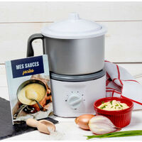 Elektrische sauciere 1l 600w weiß/grau - Sweet Alice - 002017
