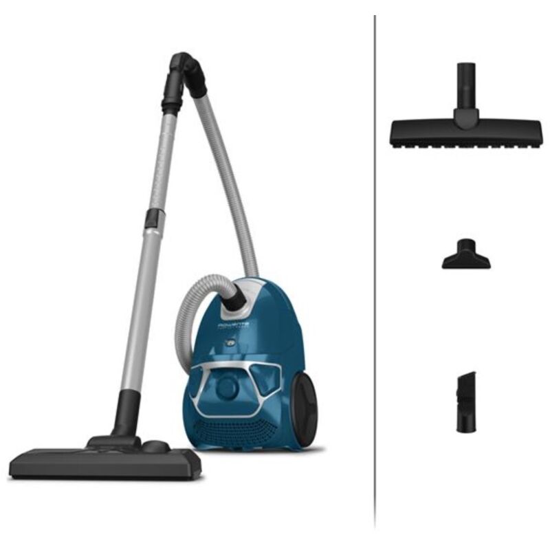 2 Filtri Universali MisterVac Per Aspirapolvere - Protezione Motore 225x145 Mm Da Tagliare - Compatibili Con Rowenta RO3950EA Compact Power E Altri