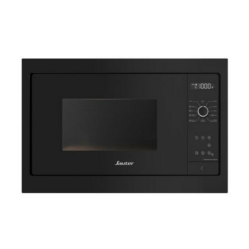 solo forno a microonde da incasso 26l 900w in acciaio inox - sms7121b -  sauter