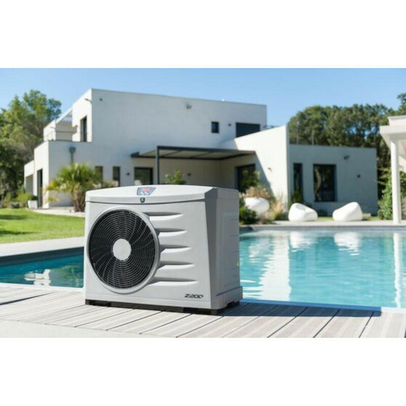 Poolstyle Pompa di Calore Full Inverter 11 Kw per Piscine Max 50 M³ -  Compressore Mitsubishi - WI FI APP Mobile - Controller LED - HP Booster -  Refrigerante R32 - Copertura Inclusa